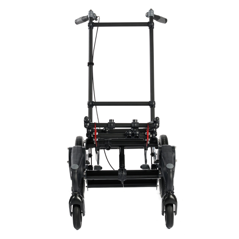 Chunc Adapt Wheelbase for children and adults, providing adjustable wheelchair base support. Back view.